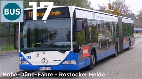 Buslinie 17 , Rostock .